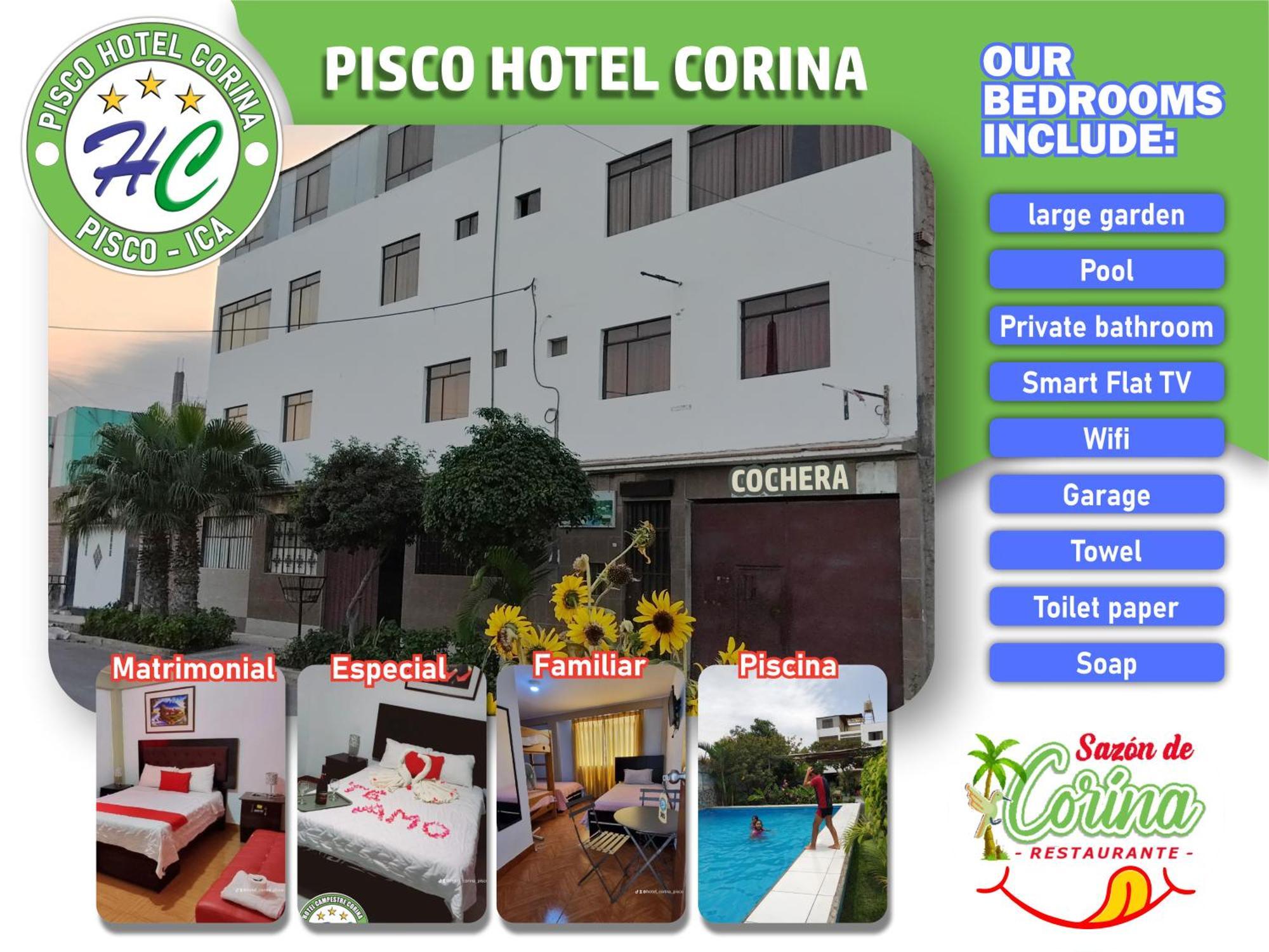 Pisco Hotel Corina Luaran gambar
